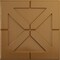 Ekena Millwork 19 5/8in. W x 19 5/8in. H Xander EnduraWall Decorative 3D Wall Panel Covers 2.67 Sq. Ft. WP20X20XADVG - alternate 1